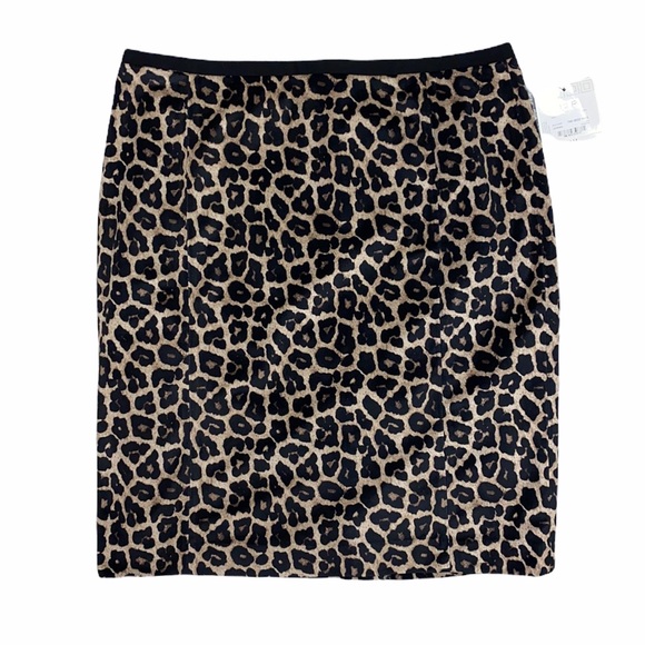 Liz Claiborne Dresses & Skirts - Liz Claiborne Skirt Career Animal Leopard Print 12P 12 Petite New